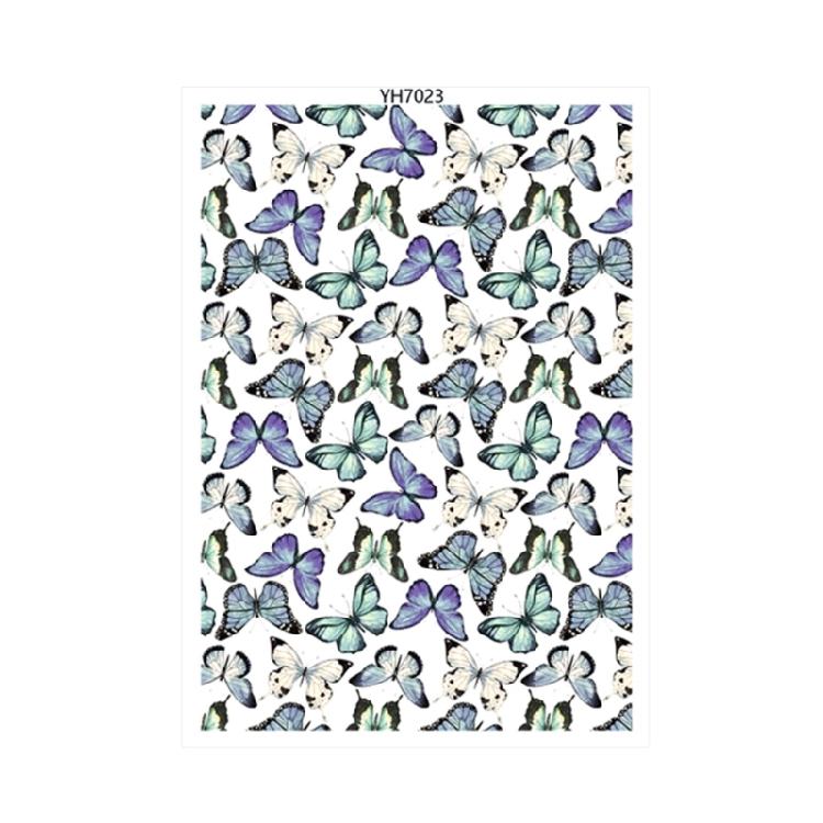 Clay Transfer Paper Water Soluble Clay Transfer Paper, Flower Leaf Butterfly Clay Transfer Sheets for Jewelry Making