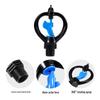 4" X 4/6" Rain-Shaped Sprinkler Head, Universal Threaded Plastic Disc for Garden Irrigation