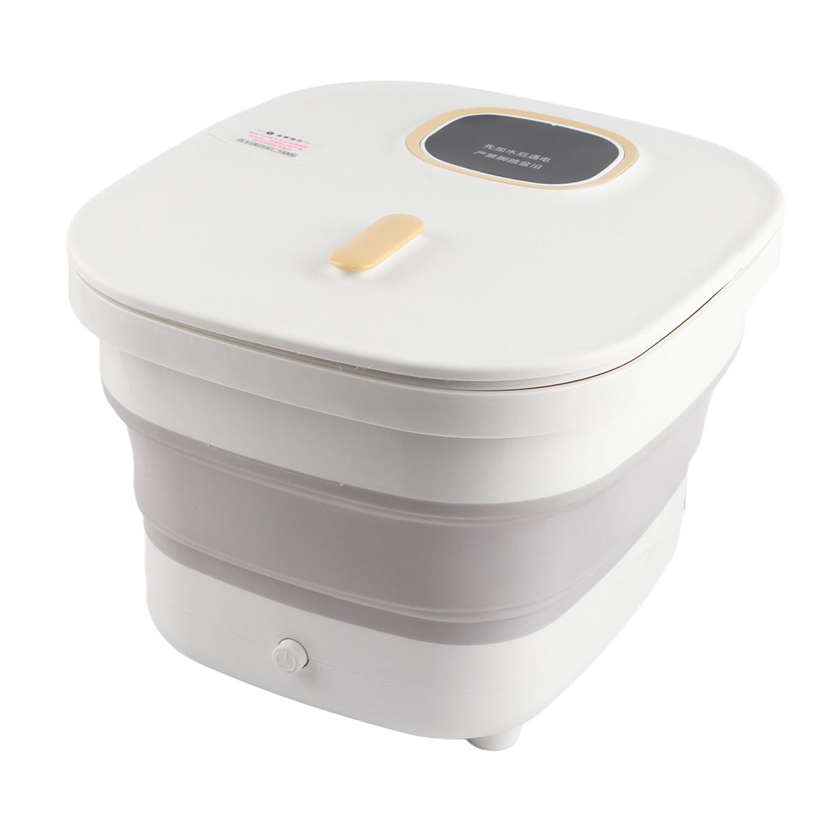 

Складная гидромассажная ванна для ног с 10 массажными роликами, постоянная температура, ручная ванна для замачивания ног