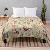 Квіти та птахи Laura Ashley Плед Розкішний дизайнерський важкий для сну Ковдри