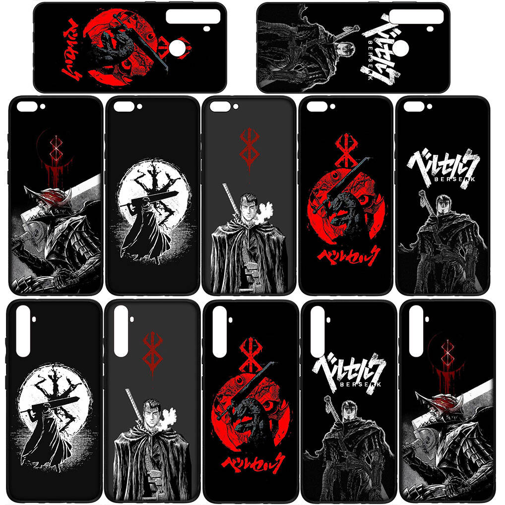 for Motorola Moto Edge 70 60 50 G54 G86 Samsung Galaxy S25 iPhone 17 16 15 Xiaomi Redmi Note 14 13 Pro Max Phone Case Poster Berserk Guts Cover