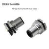 M12 Flange Aviation Plug: IP68 Waterproof Male & Female Connector for Industrial Automation Sensors