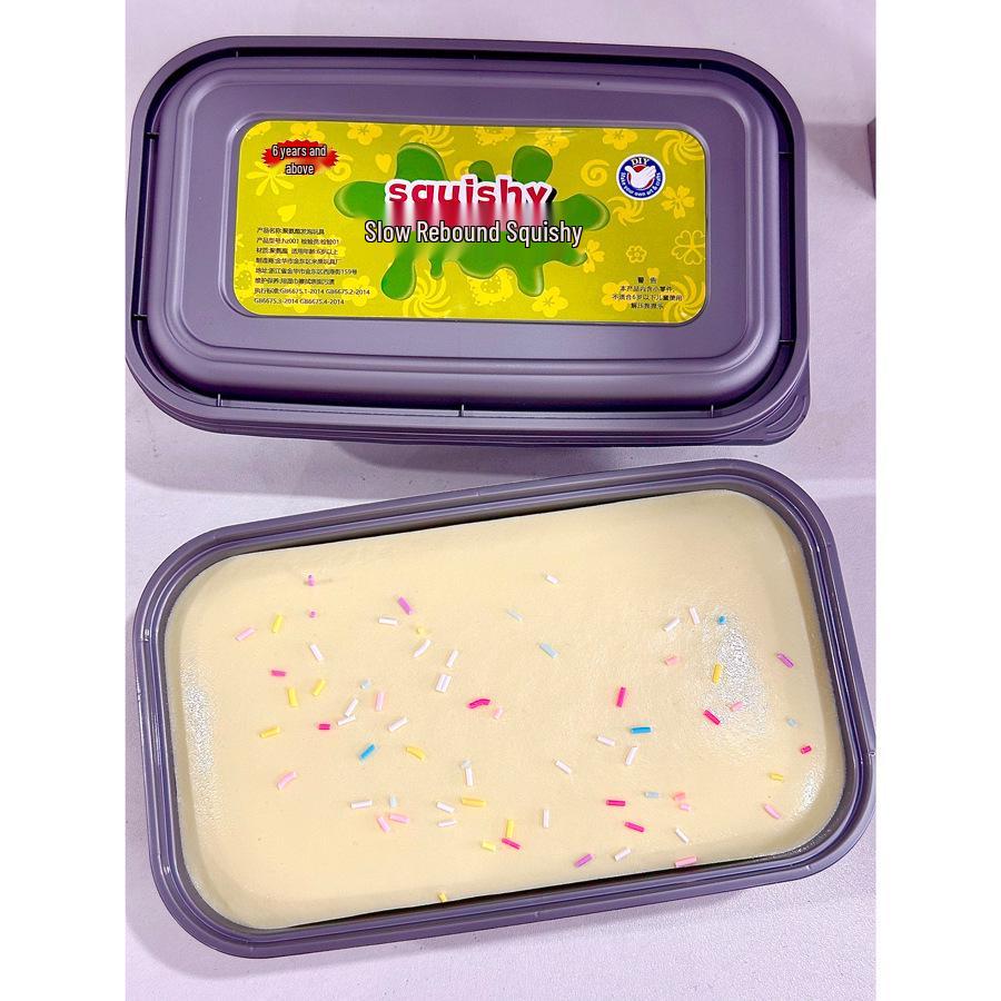 

Медленно Восстанавливающийся Сквиши Торт Хлеб Слайм Игрушка