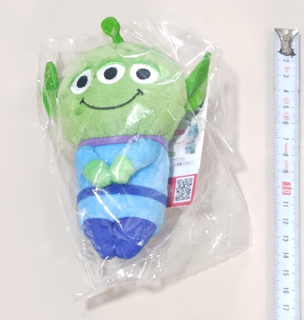 TAKARA TOMY Out of Print Chokkorisan Plush Toys Featuring Toy Little Green Men and Story's Aliens, Disney's Pixar, Arts.
