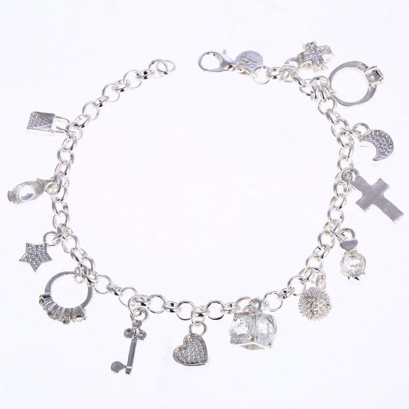 Ebay 13 Hanging 13 Hanging Bracelet, Alloy Plated Korean Jewelry