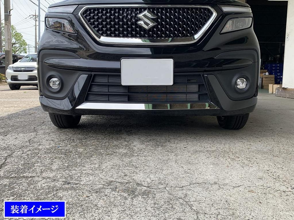 BRIGHTZ Stainless Steel Front Bumper Lip Cover for Solio Bandit 37 Ultra-Mirror MA37S/MA47S (Pre-facelift) [FRO-LIP-045]