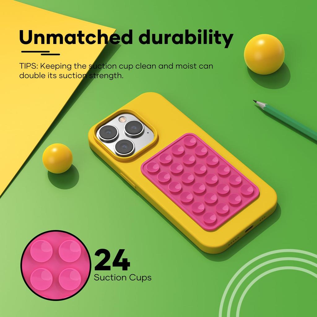 Podkładka z przyssawką silikonową do mocowania telefonu komórkowego Podkładka z przyssawką z gumy silikonowej z przyssawką do stałej podkładki