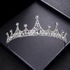 Brautkrone Tiara Legierung Silberplattiert Hochzeitskleid Accessoires Beliebtes Stirnband Prinzessin Luxus