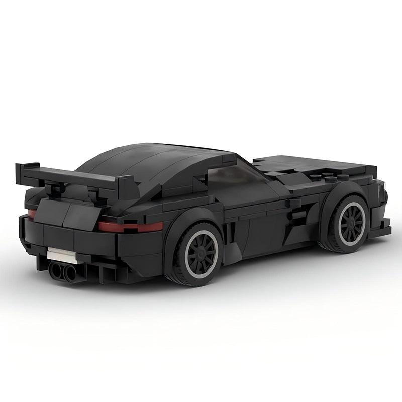 MOC Blocks Compatible Mercedes Sports Car - Black Classic Creative Desktop Model