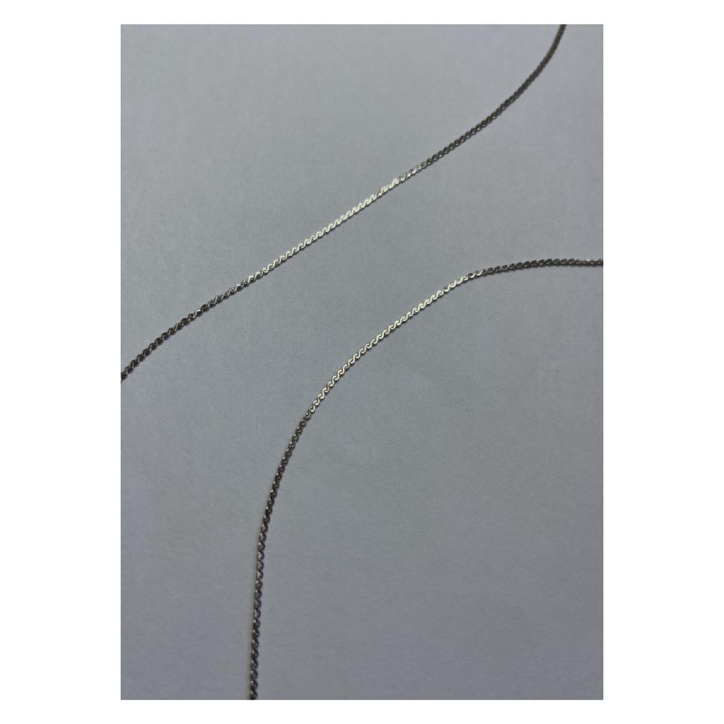 Drtící Unisex řetízek zlaté barvy 60 cm
