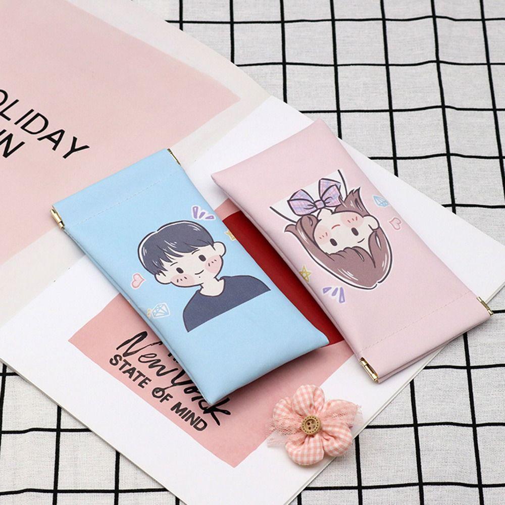 Portable Reading Eyewear Case Cartoon Myopia Glasses Case Glasses Pouch Glasses Box  Students