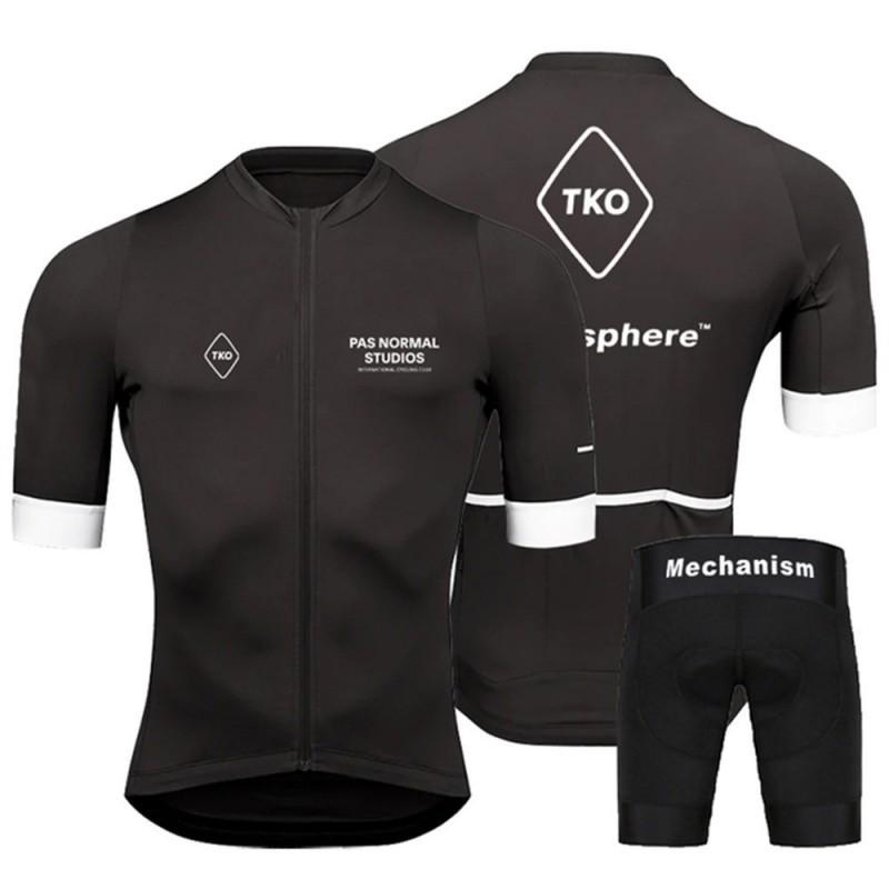 Tuta da Ciclismo PNS Strada Mountain Bike Equitazione Uomo Maglia Manica Corta Salopette Pantaloncini Imbottitura 20D