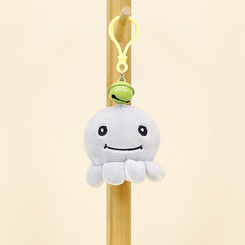 Adorable Bell Octopus Plush Keychain Soft And Cuddly Stuffed Animal Toy For Couples