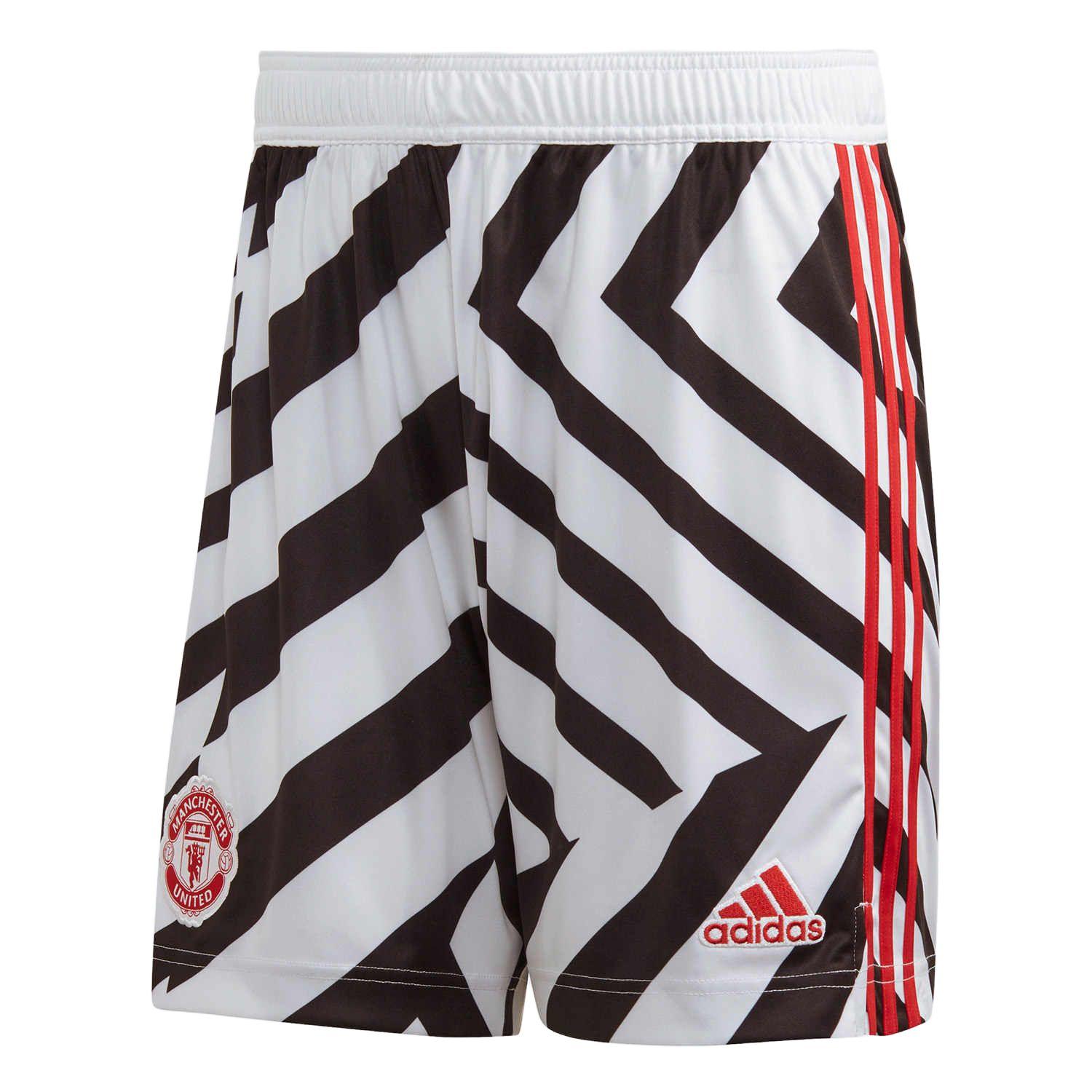 Adidas Manchester United AEROREADY Soccer Bottom Men s White/Black GD9435 185/90A/XL
