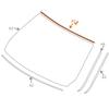 Windshield Upper Seal 51317061967 Windshield Molding Replacement for M3 325i 328i 330i 335i 335d