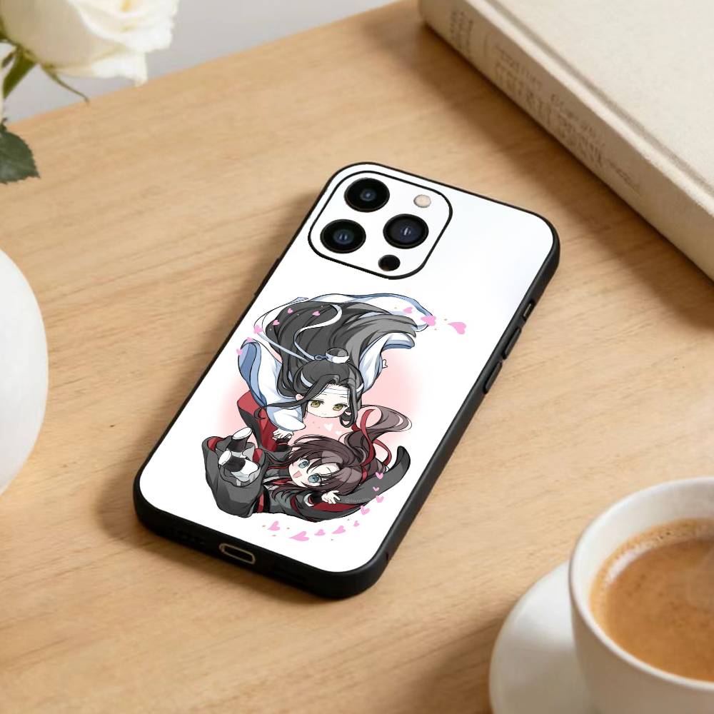Grandmaster Demonic-Cultivation Phone Case For iPhone17,16,15,14,13,12 Plus,Max Soft Silicone Black Cover