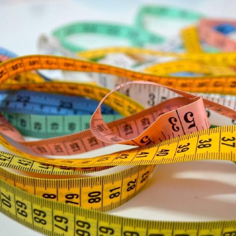 4 Pack Soft Tape Measure Double Scale Body Sewing Flexible Tailor Craft Vinyl Ruler for Weight Loss Medical Body Measurement