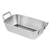 Silver Gold Fried Food Trays Stainless Steel French Fries Plate Durable Snack Basket  Hot Pot