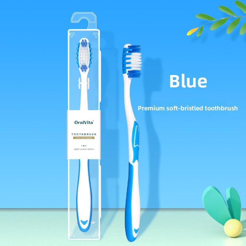 Individually Packaged Soft Bristle Toothbrush for Adult Oral Cleaning