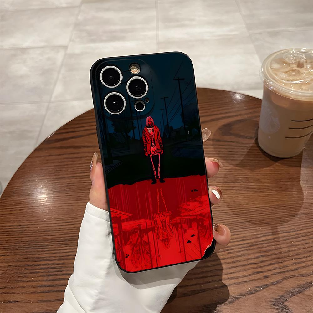 Punisher Phoebe Bridgers Phone Case For 17 Pro Max Iphone 14 Pro Max 12 16 15 13 Pro 11 Xr X Xs 8 7 Plus Back Cover