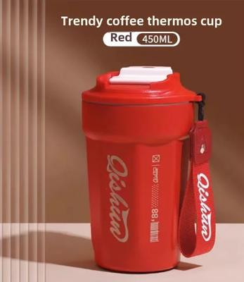 Tazza da caffè 380ml Tazza Acciaio Inossidabile Tazza Termica da Viaggio a Prova di Perdite Bottiglia Termos Tè Caffè Ufficio Stile Business Termos