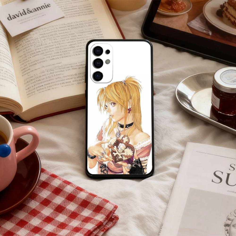 Misa anime D-Death N-Note    Phone Case For Samsung S 25,24,23,22,30,21,10,9,Ultra,Plus,Lite,FE,4,5 G Soft Black Case