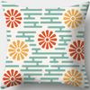 Lunch Break Sleeping Pillow, Bedroom Bedside Pillow Cushion, Geometric Pattern Floral Pillow Case, Desk Car Pillow
