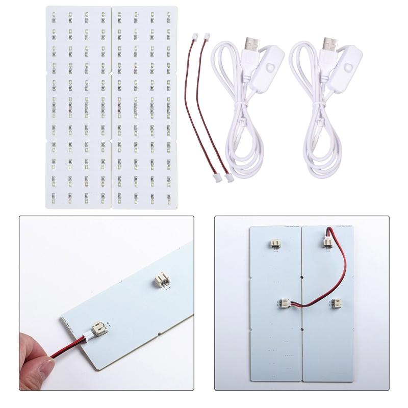 3D-Drucker-LED-Hintergrundbeleuchtungs-Kit zum Selbermachen von Fotomodellen für Labor-3D-Druck-Lichtplatten, 3D-gedruckte Lampenpanels als Ersatz