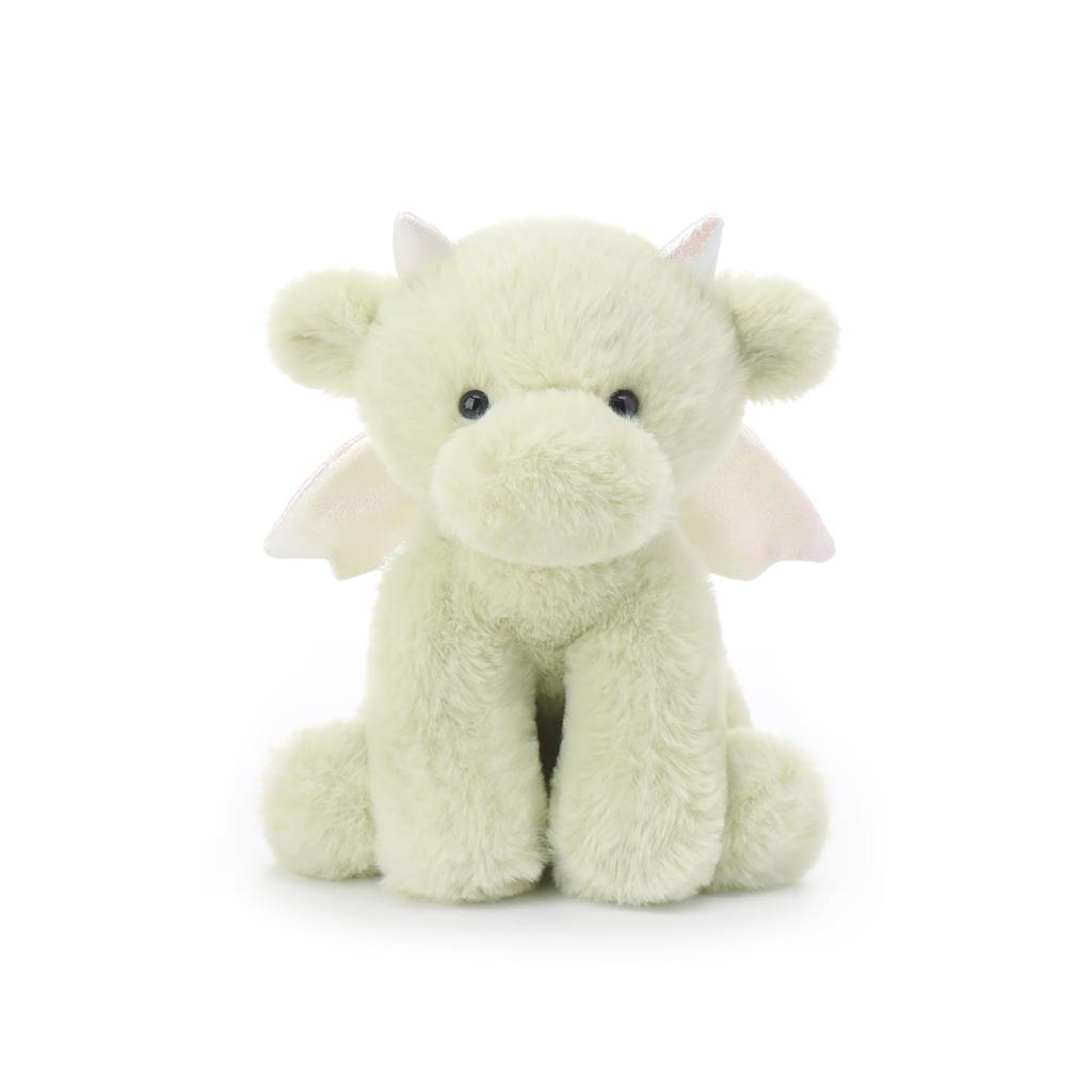 Apricot Lamb Matcha Dragon Plush Toy for Kids, Soft and Cute, Fluffy Matcha Dragon for Girls and Boys, 20cm