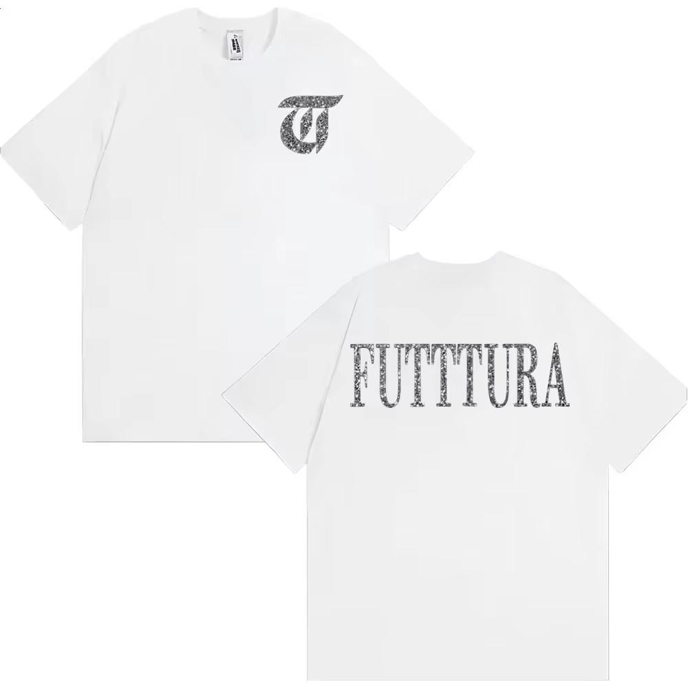 Sängerin Tini Stoessel Futtura Album Logo T-Shirt Herren Damen Kleidung Harajuku Ästhetik T-Shirts Lässig Hohe Qualität Gemütliches T-Shirt