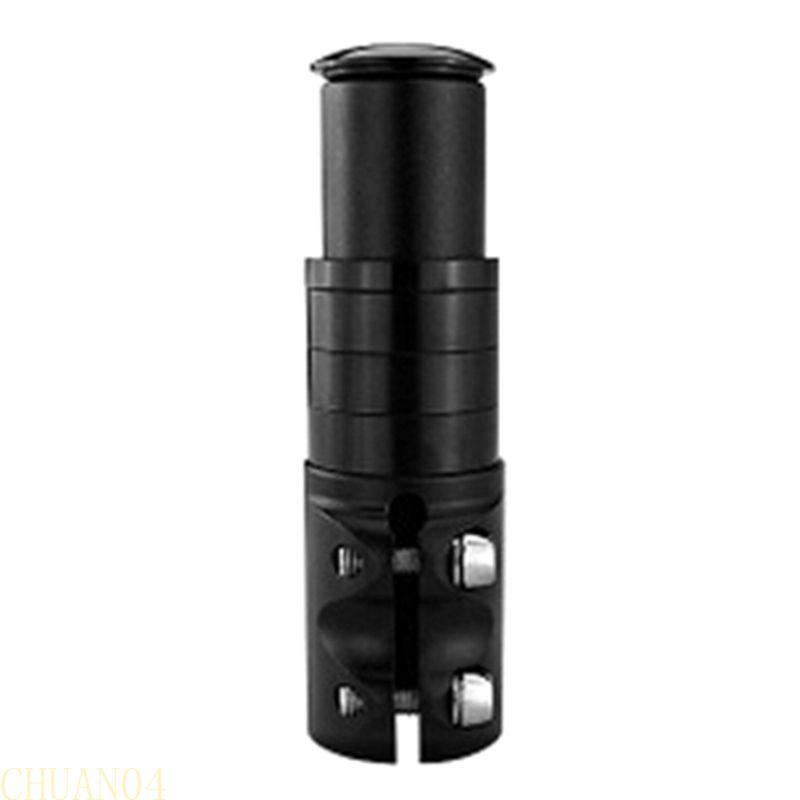 A1A2 Adjustable Bike Stem Riser for Head Up Adapter Bike Neck Extender Bike Fork Stem Extender, Handlebar Stem Riser чёрный