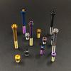 4/10pcs Titanium Bolt M5 M6 DIY Screw for Bike MTB / Road Bicycle, Length 12 16 18 20 23 25 30 35 40 45 50 55 60mm
