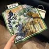 New old money wind chain neck scarf women's commuting versatile soft silk scarf neck protection shawl outer scarf