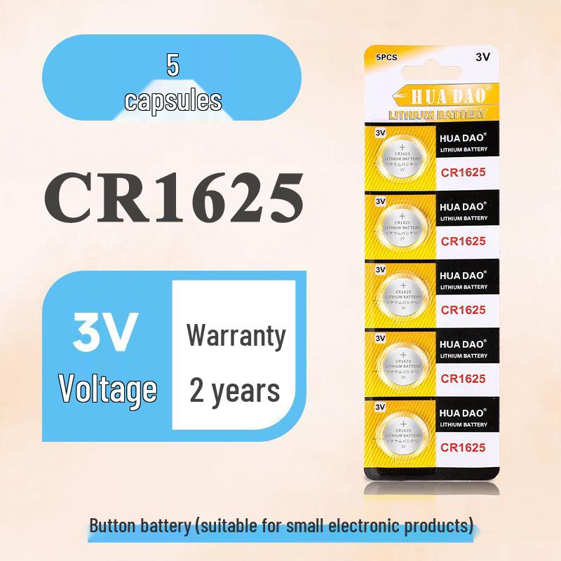 CR2032 Button Batteries: 5-Pack for Electronic Scales and Car Remotes, 3V