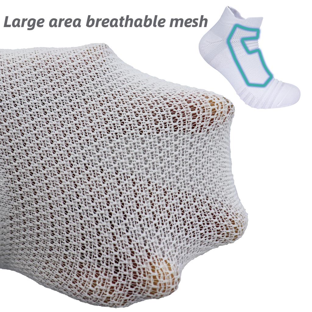 3 Pairs Men Women Sports Socks Low Cut New Style Cushioned Breathable Socks For Running Hiking Cycling Basketball