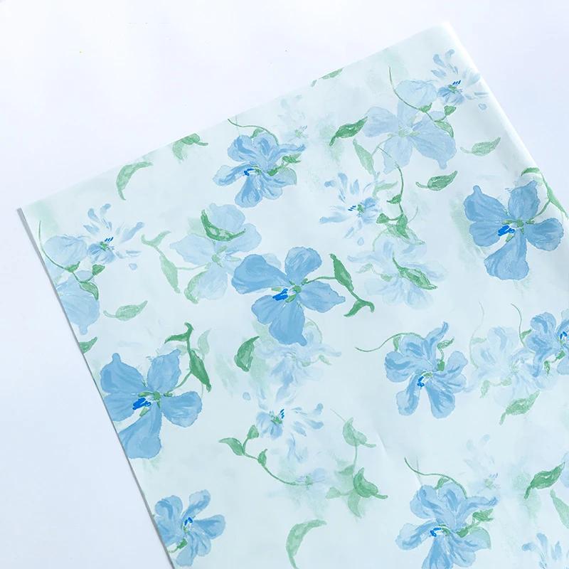 

20PCS Bowknot Printed Snow Pear Paper Bouquet Packing Paper Hand-Kneaded Paper Flower Wrapping Paper Gift Packaging Supplies