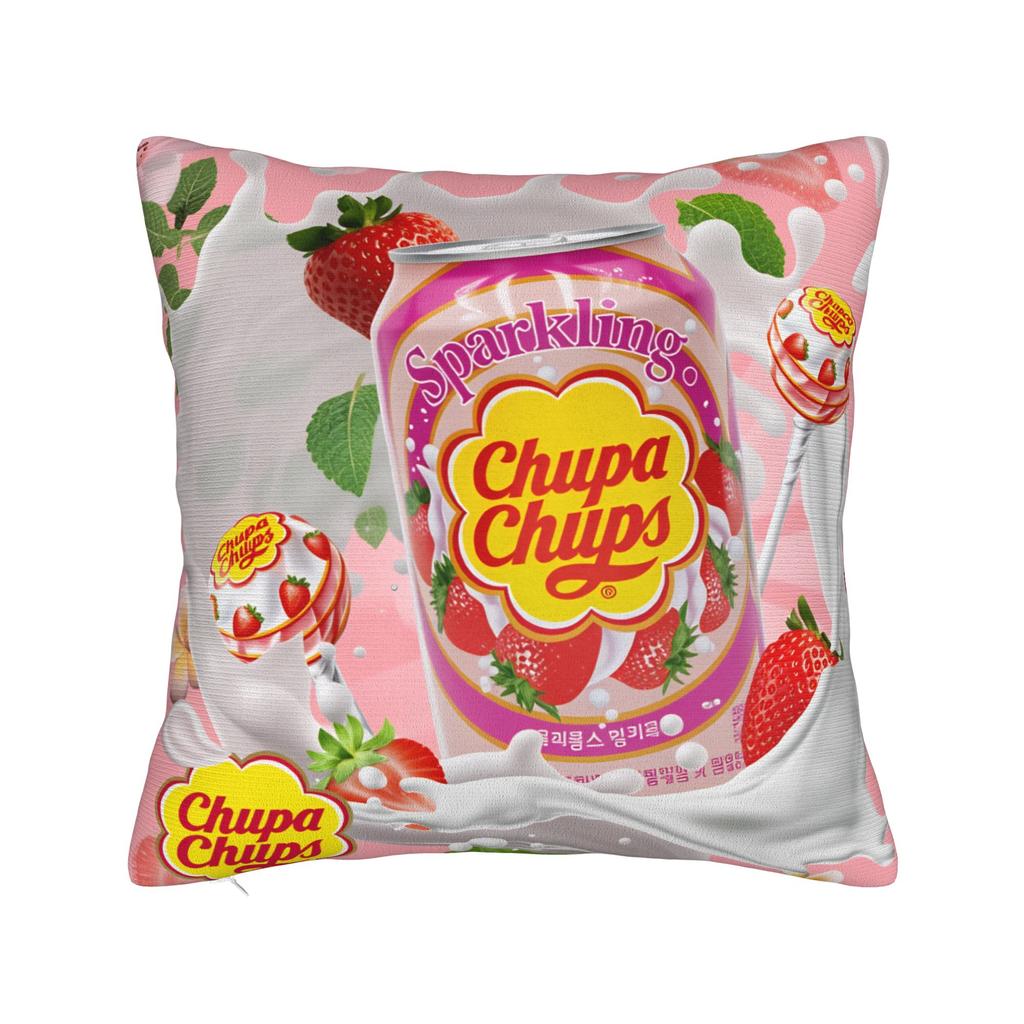 Candy Chupa Chups Pillow Case Comfy Pillow Cover For Living Room Bed Chair Funny Pillowcases
