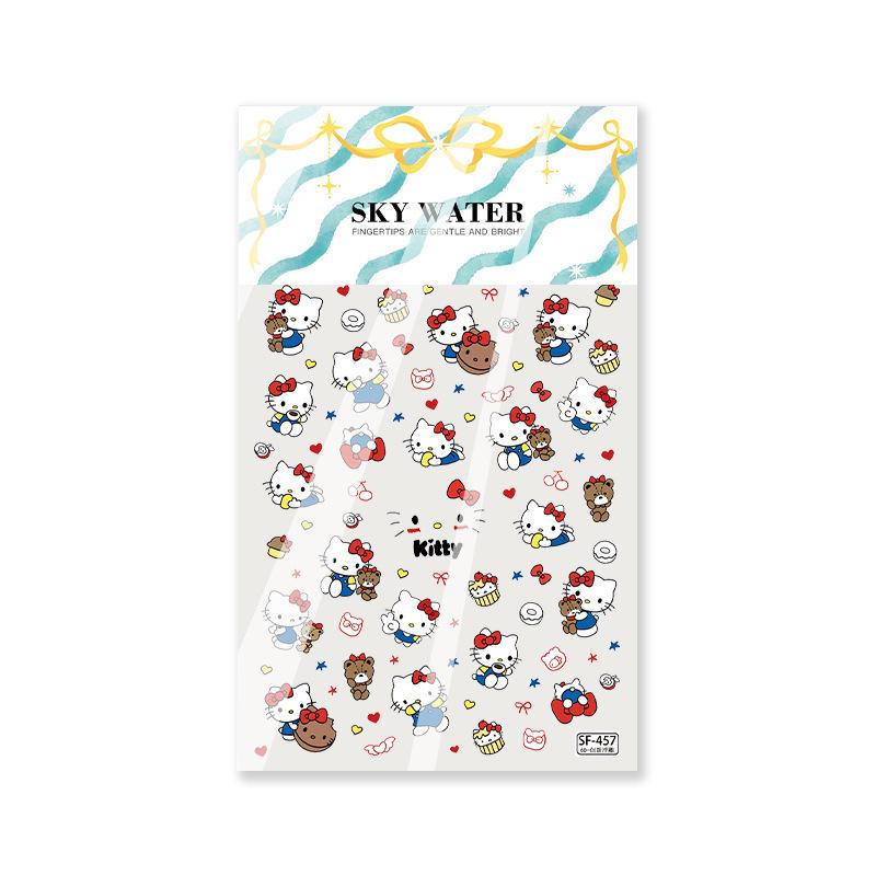 

Sky Hot KT Cat Cartoon Embossed Nail & Decorative Stickers for DIY Projects