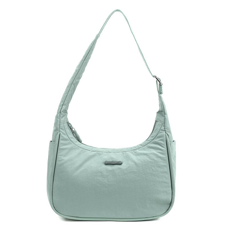 New Women's Simple and Versatile Solid Color Shoulder Bag Daily Commute To Work Armpit Bag