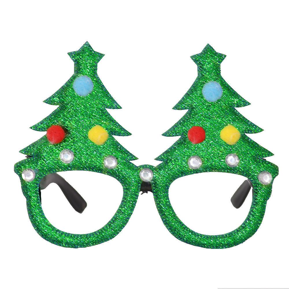 Unique Christmas Glasses Set For Festive Celebrations Includes 12 Cartoon Style Frames