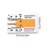 Tyre Tread Depth Gauge Plastic Tire Tread Ruler 0-20MM Vernier Depth Calipers Tire Tread Depth Ruler Vernier Depth Gage