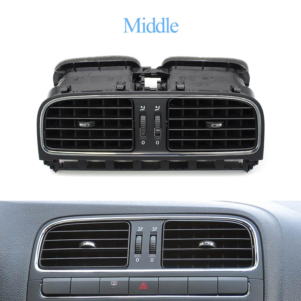 LHD RHD Front Dashboard Air Conditioning AC Vent Grille Outlet Assembly Replacement For VW Polo 2011-2018 6R0819703 6RD819728
