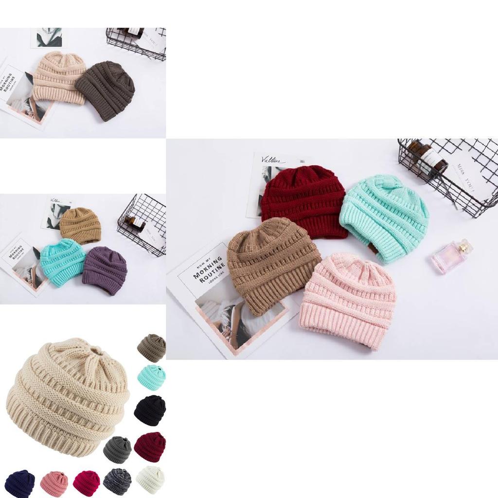 Stylish Women's Knit Beanie Hat For Winter Spring And Fall In Various Colors