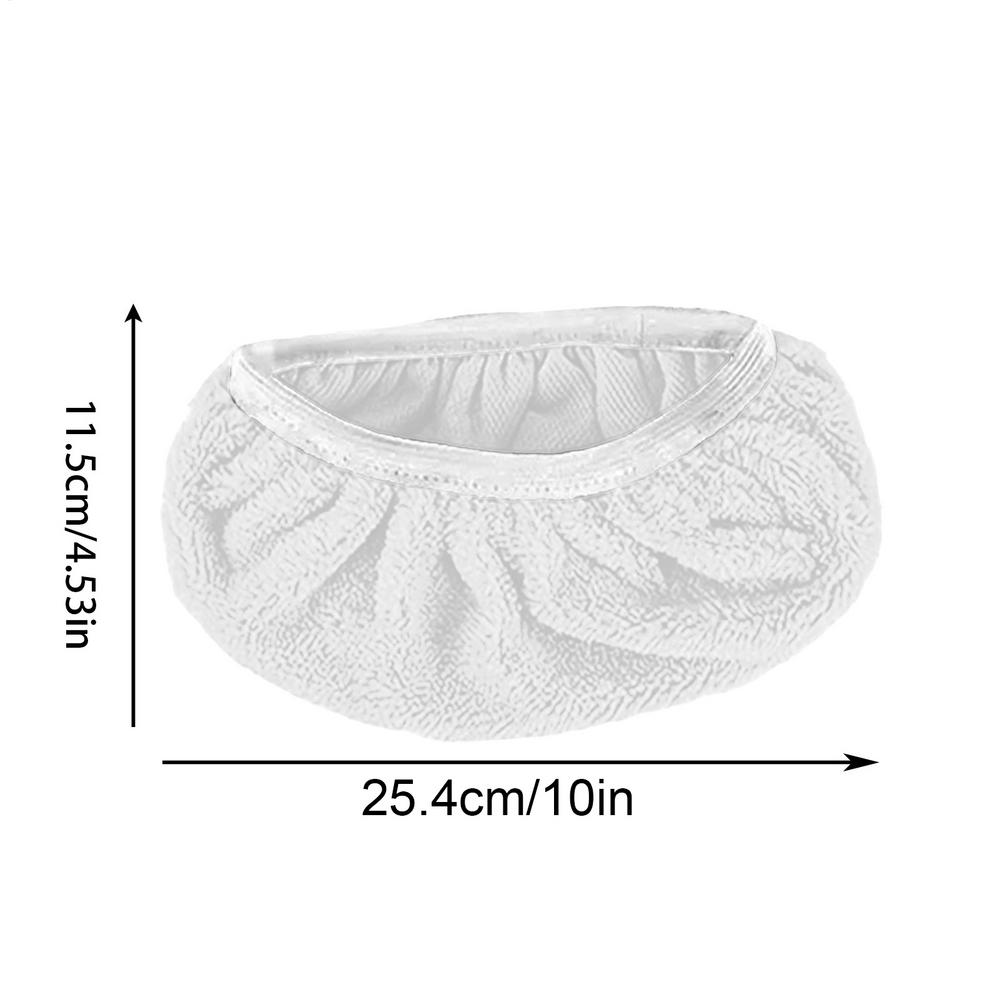 

Mop Covers Washable Microfiber Wet Mop Pads Washable Mop Pads Refills Flat Mop Head Pads for Hotel Restaurant Kitchen білий