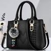 Bags women's new trendy European and American handbags hairball pendants simple shoulder messenger bags women's bags