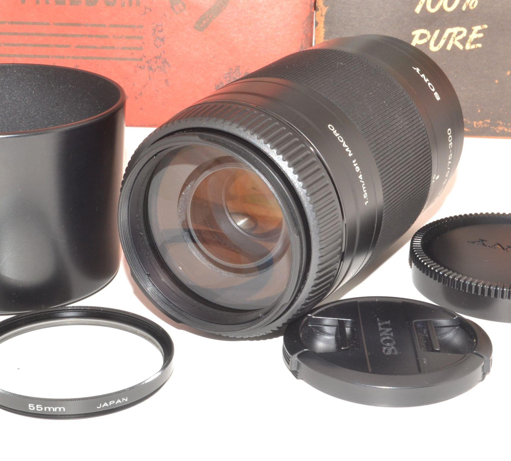 

SONY telephoto zoom lens full size compatible 75-300mm F4.5-5.6