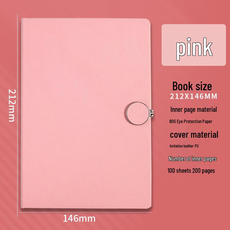 A5 Business Notebook Set: Custom Logo, Imitation Leather, Office Gift Box, Diary & Meeting Minutes Notebook. A5