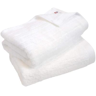 Imabari Towel Certified Bath Hiorie Fluffy Ribbed Set of Made In Japan with Precious Staple Imabari Cotton Towels, Towels, 2, Off-White, Extra-Long