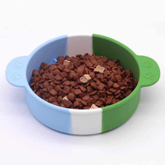 Tigela Alimentadora Lenta para Cães Prato de Comida Lenta para Cães Tigela de Silicone para Comida de Pet Previne Engasgos para Cães e Gatos que Comem Rápido