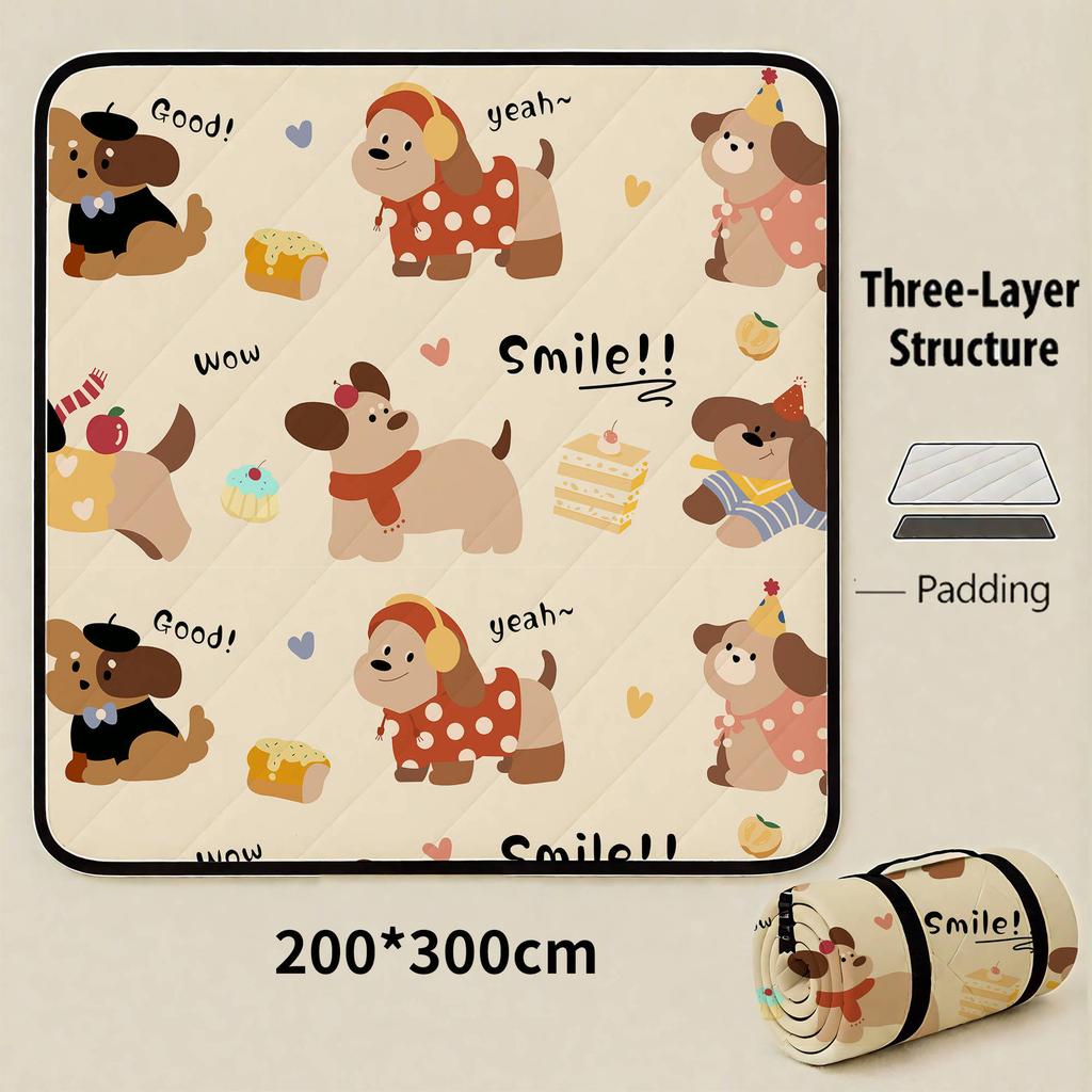 Picnic Mat Moisture-proof Mat Summer Thickened Field Camping Beach Spring Outing Waterproof Mat Floor Mat Outdoor Tent Floor Mat